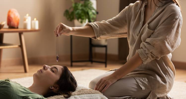 Calm interior of hypnotherapy clinic in Andheri East
